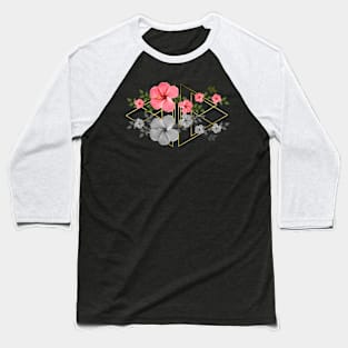 Hibiskus and Graphic - tropical Flower in Africa Baseball T-Shirt